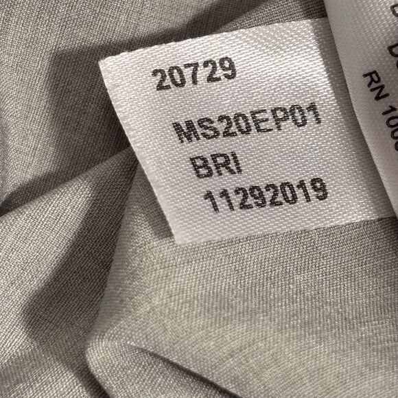 Peter Millar Crown Sport Performance Shorts Mens Size 38 Gray Taupe Stretch Golf - Picture 10 of 10